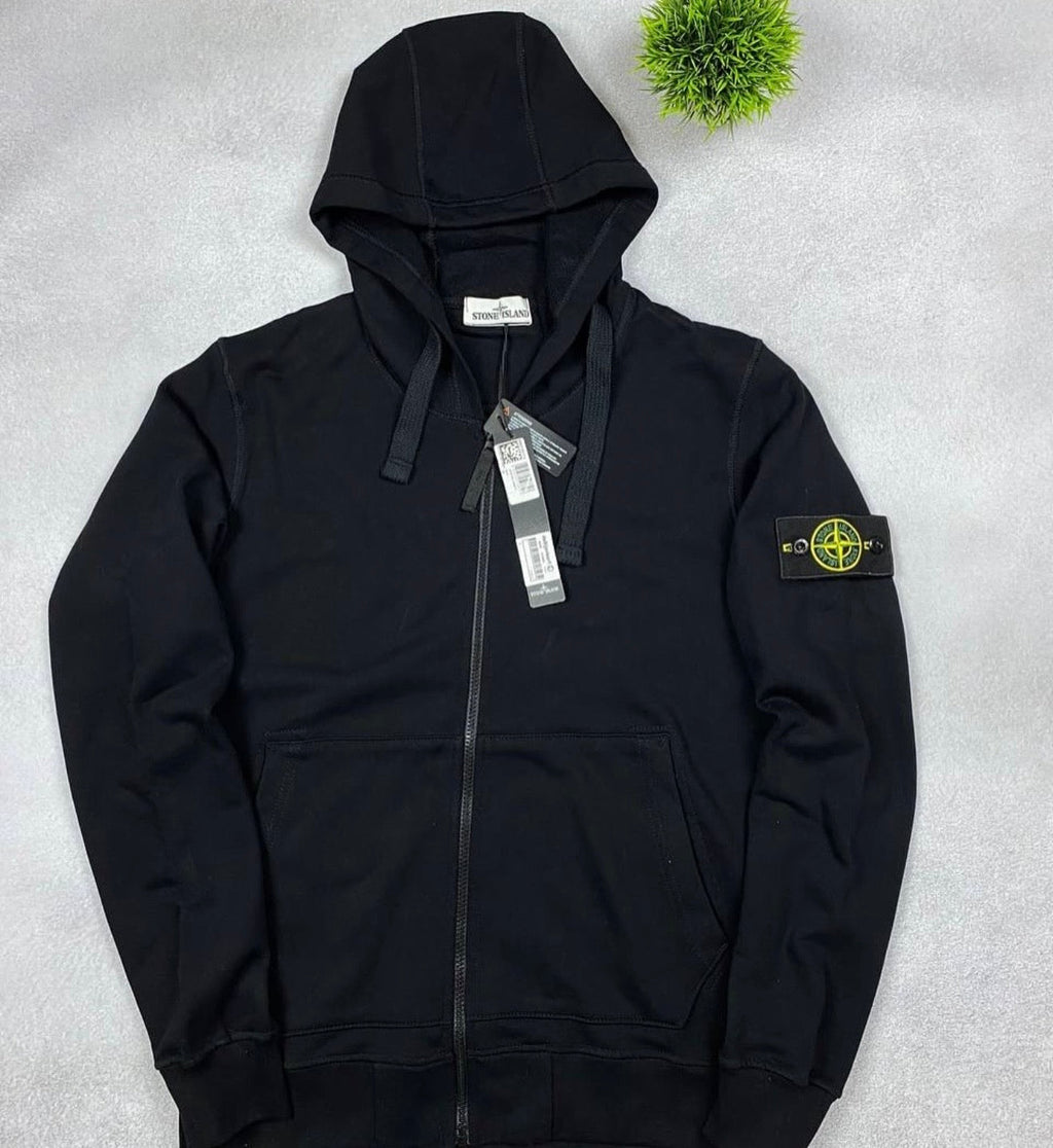 2x1 : Felpa Zip Stone Island Cappuccio
