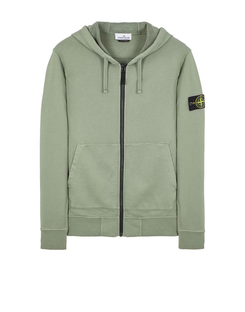 2x1 : Felpa Zip Stone Island Cappuccio